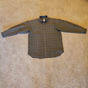 North Face Shirt Men‎ Extra Large Button Down Casual Outdoor Hiking Brown Check